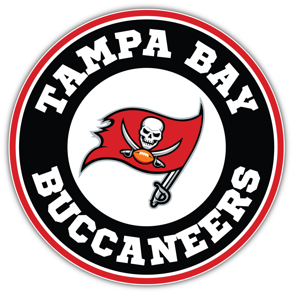 Tampa Bay Buccaneers Logo NFL Sport Car Bumper Sticker Decal "SIZES"