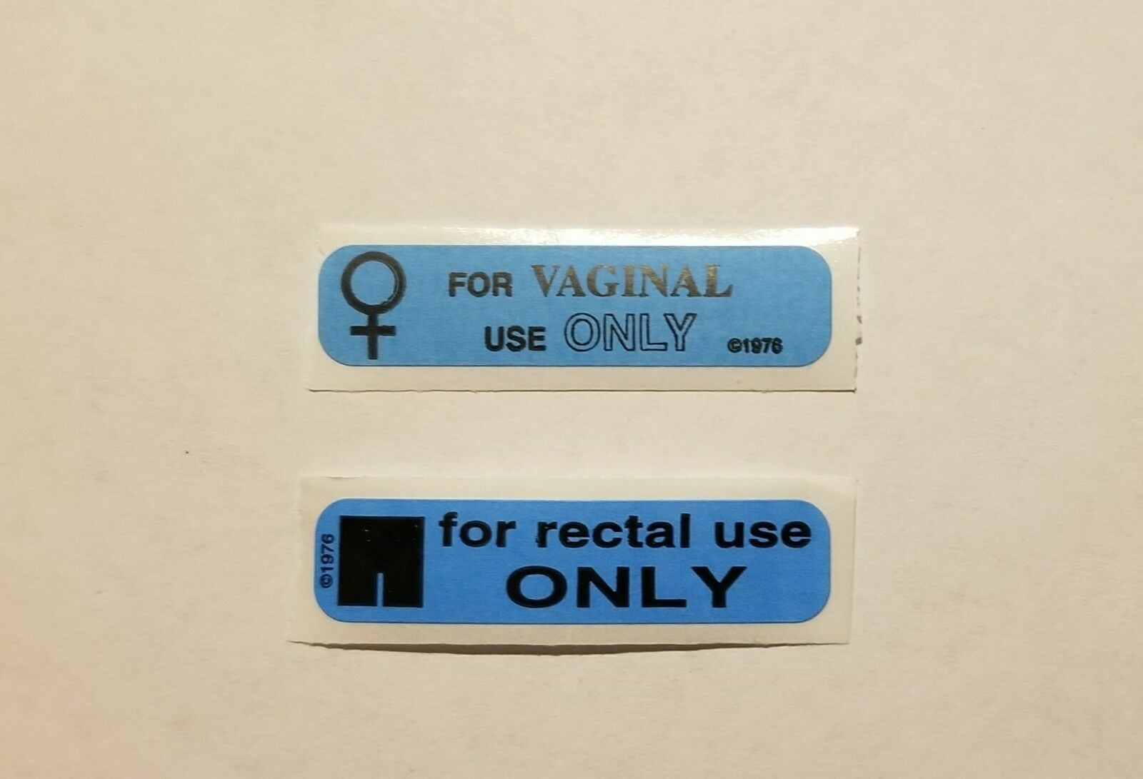 For Rectal/Vaginal Use Only/May Cause Discoloration" 60-300 Trifecta Pack
