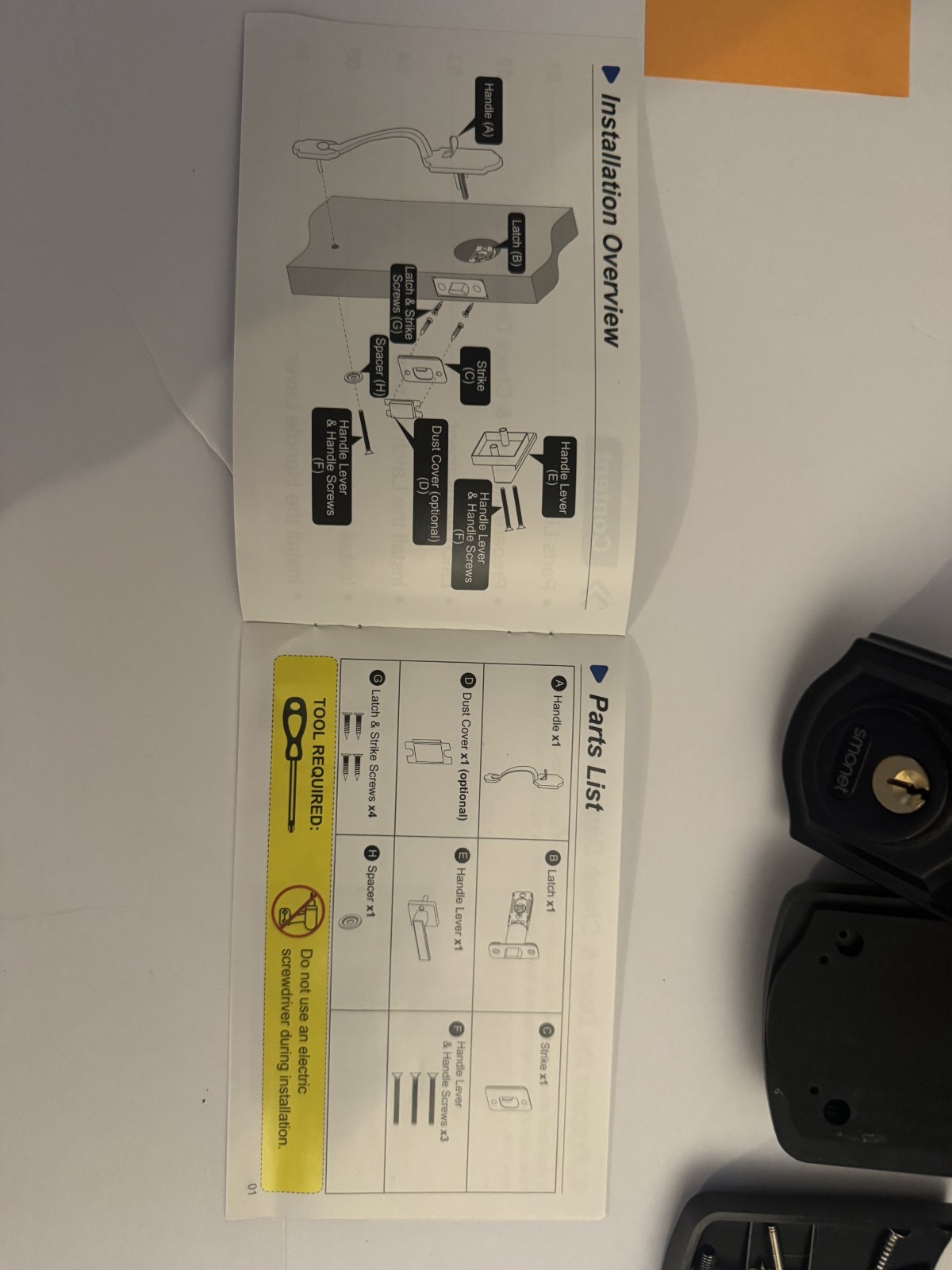 Veise Smart Door Lock – Keyless Entry Deadbolt (New, Complete Set)