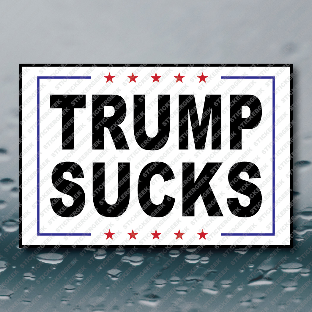 Anti Trump BUNDLE 8 Vinyl Sticker Pack Tumbler Hard Hat Tool Lunch Box 3×2