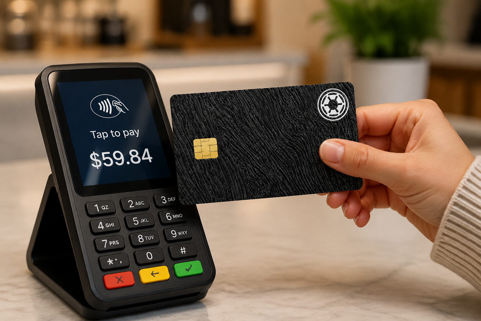 Vaporwave Beskar Debit Card Credit Card Skin Vinyl Sticker