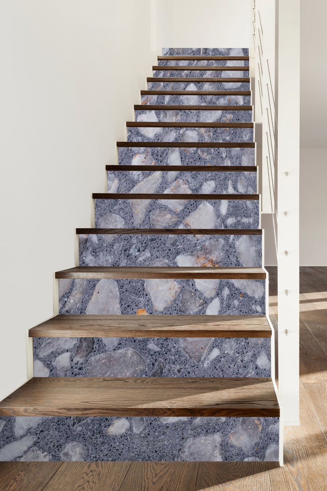 3D Stone Fragments 8650 Stair Risers Decoration Photo Mural Decal Wallpaper Romy