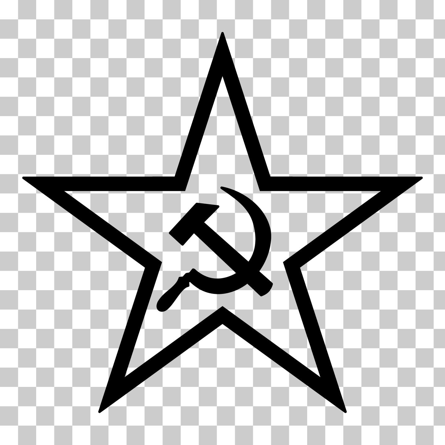 Star Hammer & Sickle Custom Vinyl Sticker Decal Russian Soviet Union USSR