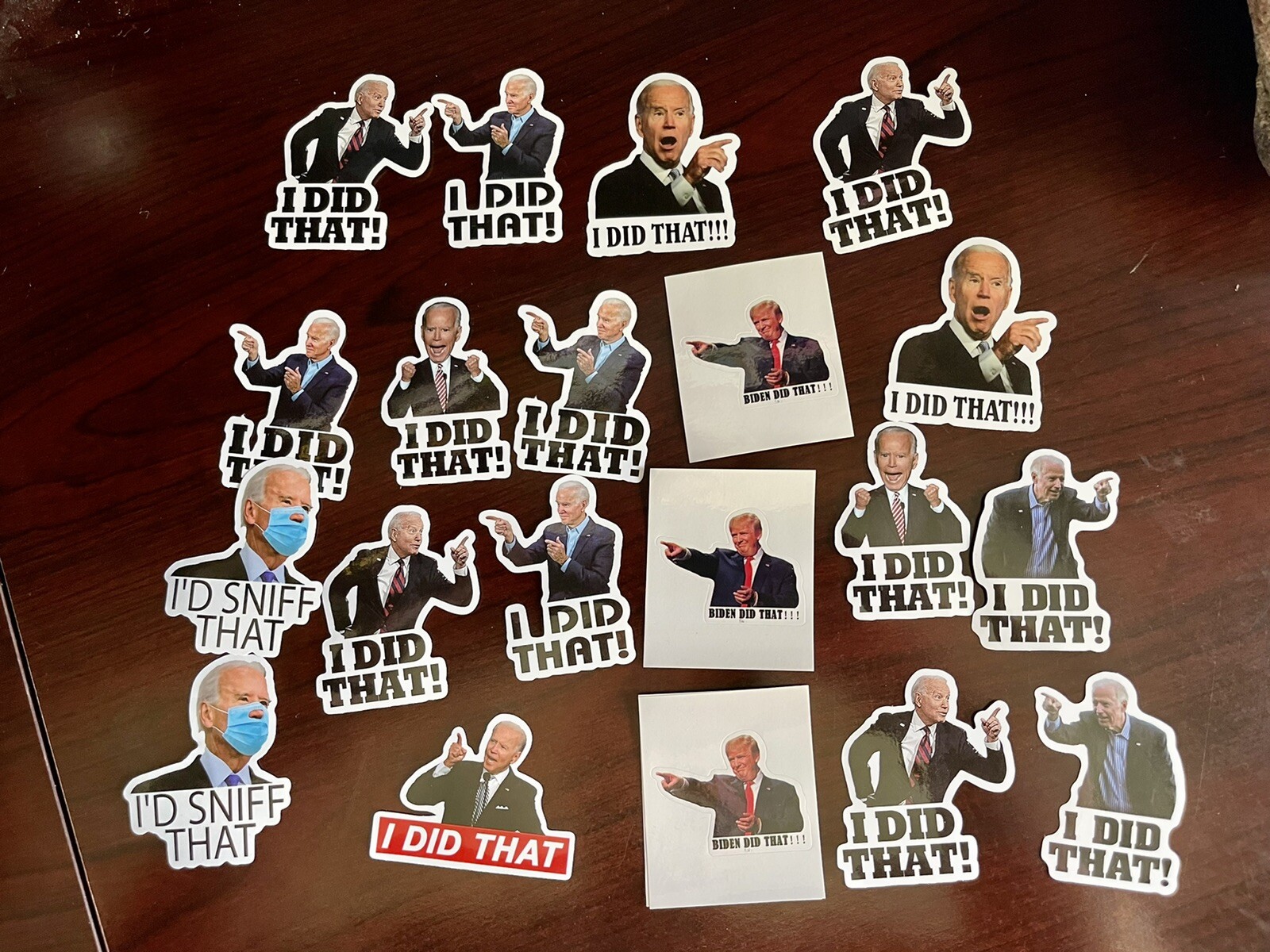 29 Biden I Did That Car Or Anywhere Else Decal Stickers