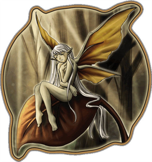 Dreaming Fairy – Sticker – 4" x 3 1/4"