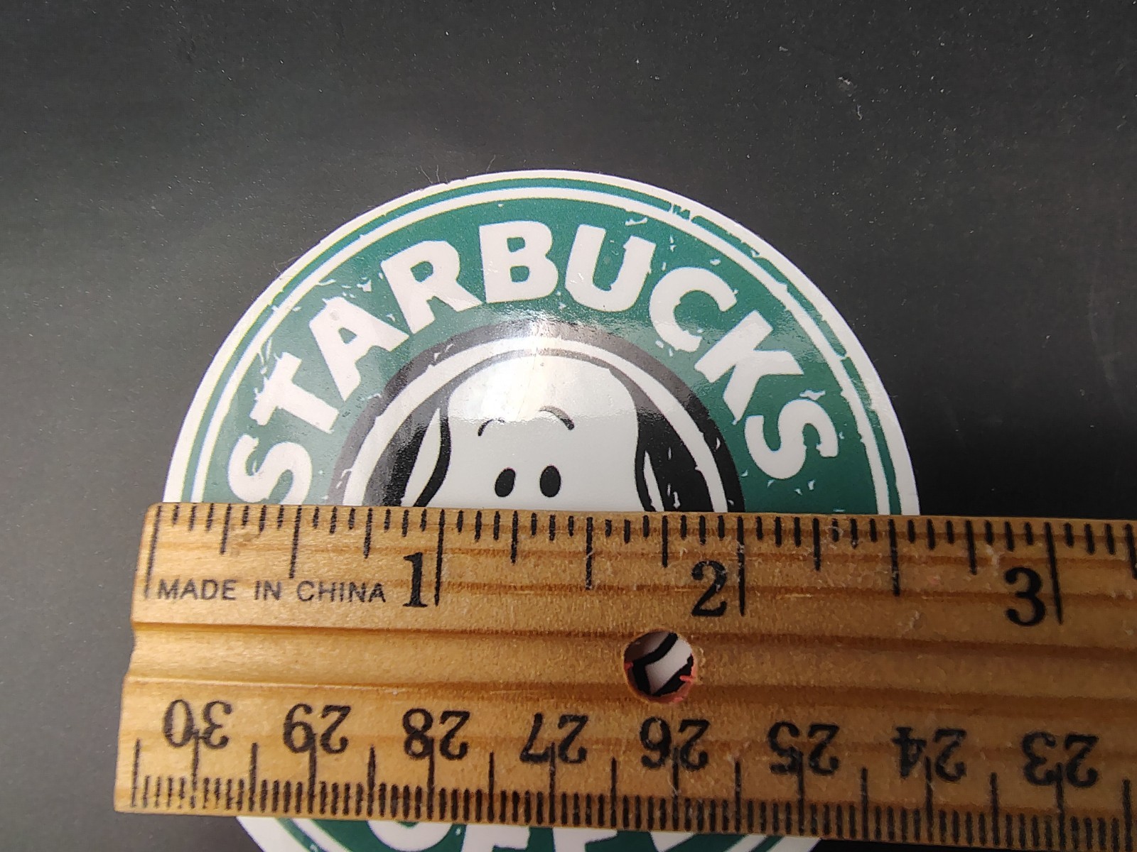 RARE Snoopy Starbucks Coffee Vinyl Decal Sticker Peanuts Series SHIPS FREE