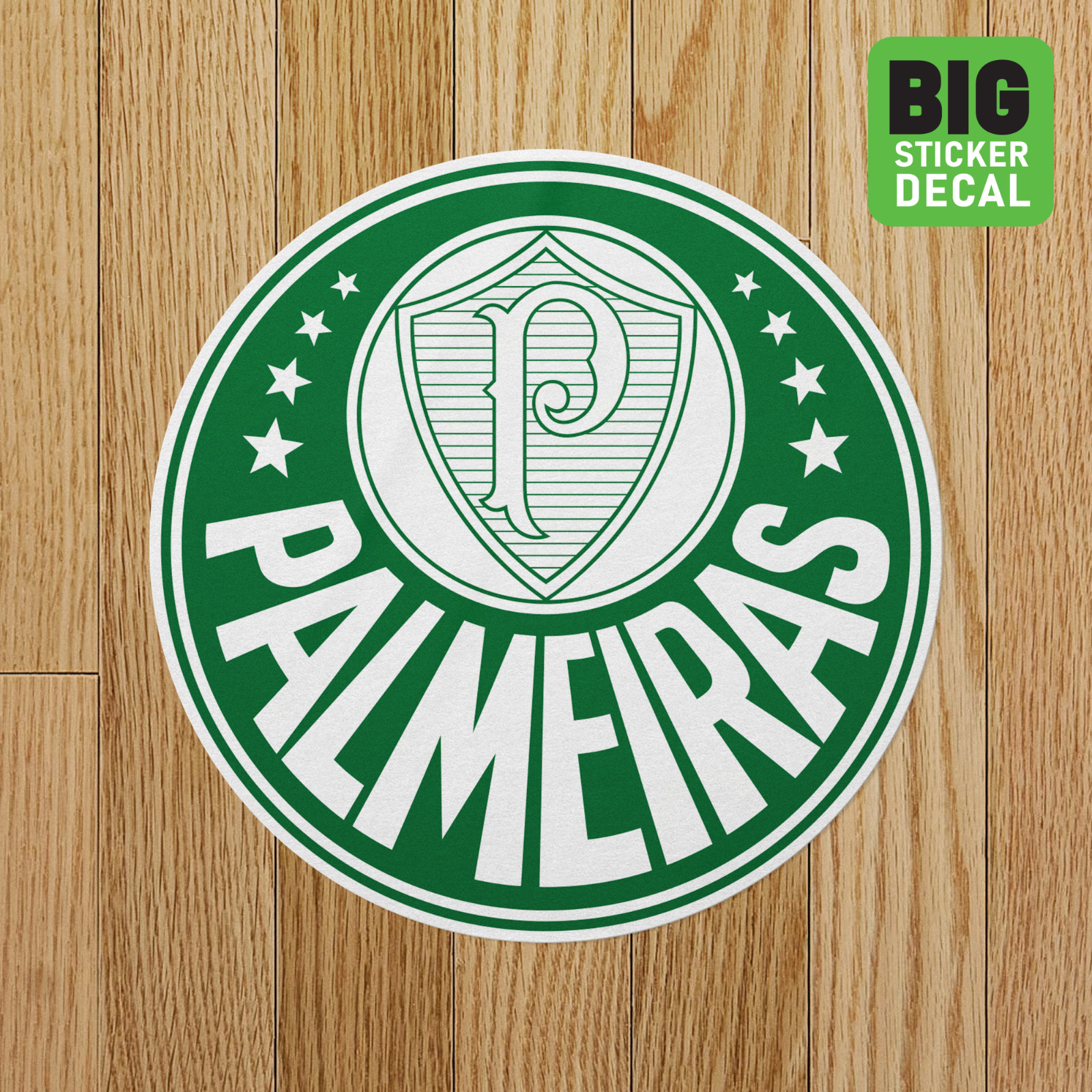 Palmeiras Brazil Big Laminated Vinyl Sticker Car Decal Calcomania Carro