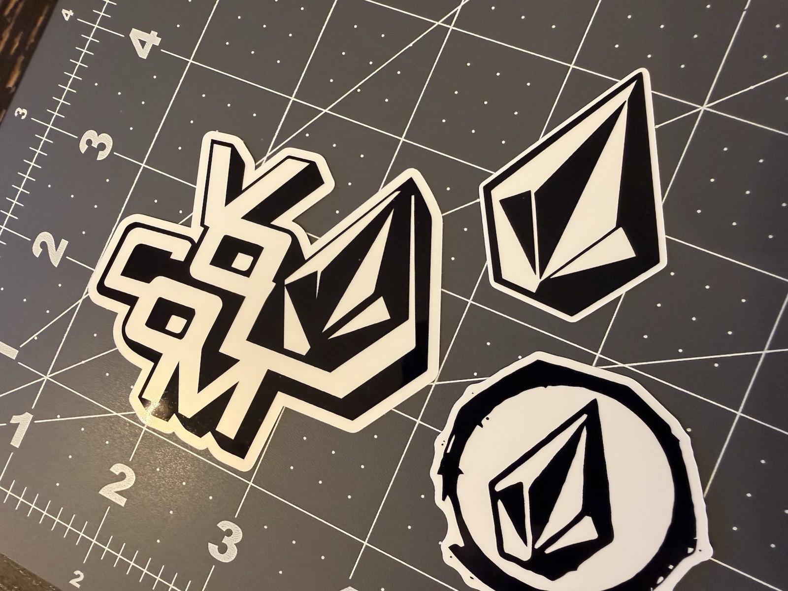 Volcom Stone Logo 3 Sticker Lot Bc