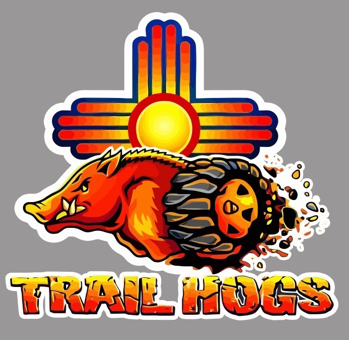 Sticker Gator Custom Die Cut Stickers for Trail Hogs 100pcs each design