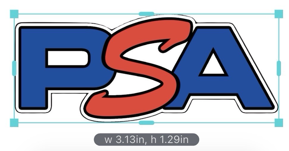 PSA Logo Decal Sticker – Laminated Die Cut