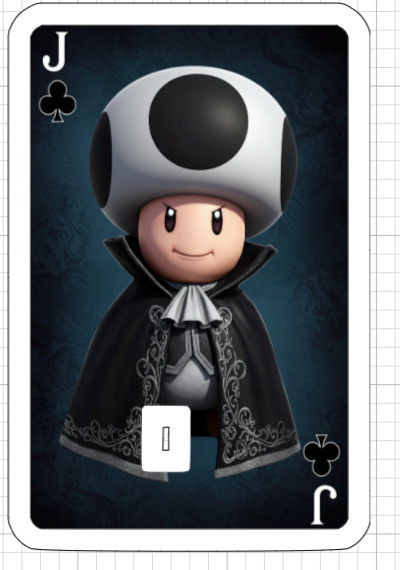 Gothic Super Mario Credit Debit ATM Card Skin Sticker Toad Princess Peach Bowser