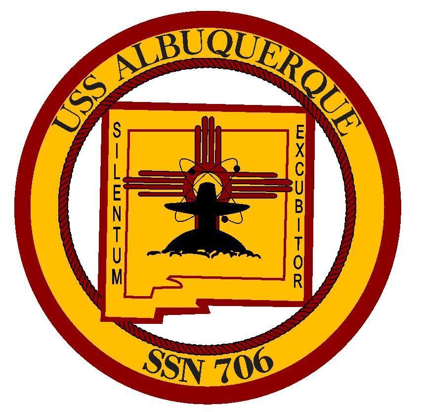 USS Albuquerque Sticker Decal M329