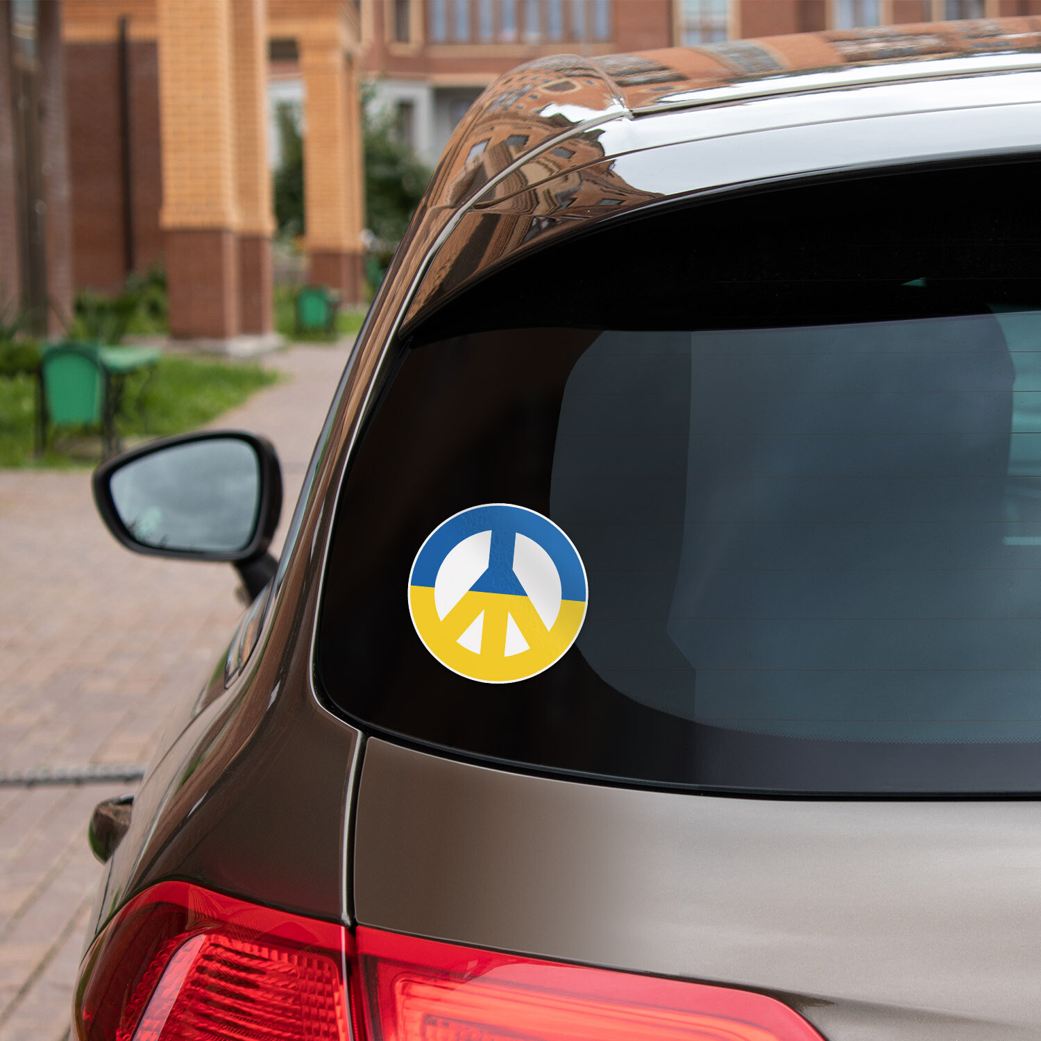 Freedom Ukraine Flag Peace Car Bumper Vinyl Sticker Decal