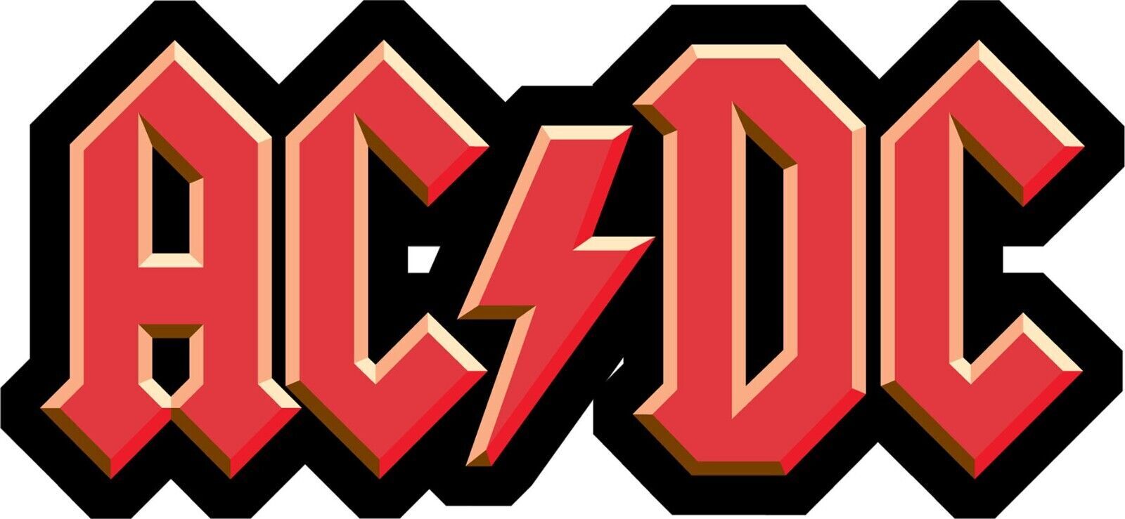 AC/DC Band Sticker Decal vintage rock acdc alternative punk
