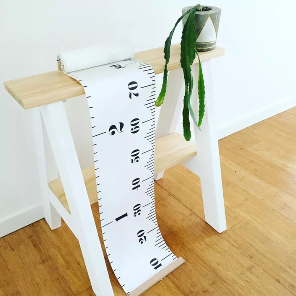 Wall Hanging Height Measuring Ruler Wooden Chart For Growth Decoration