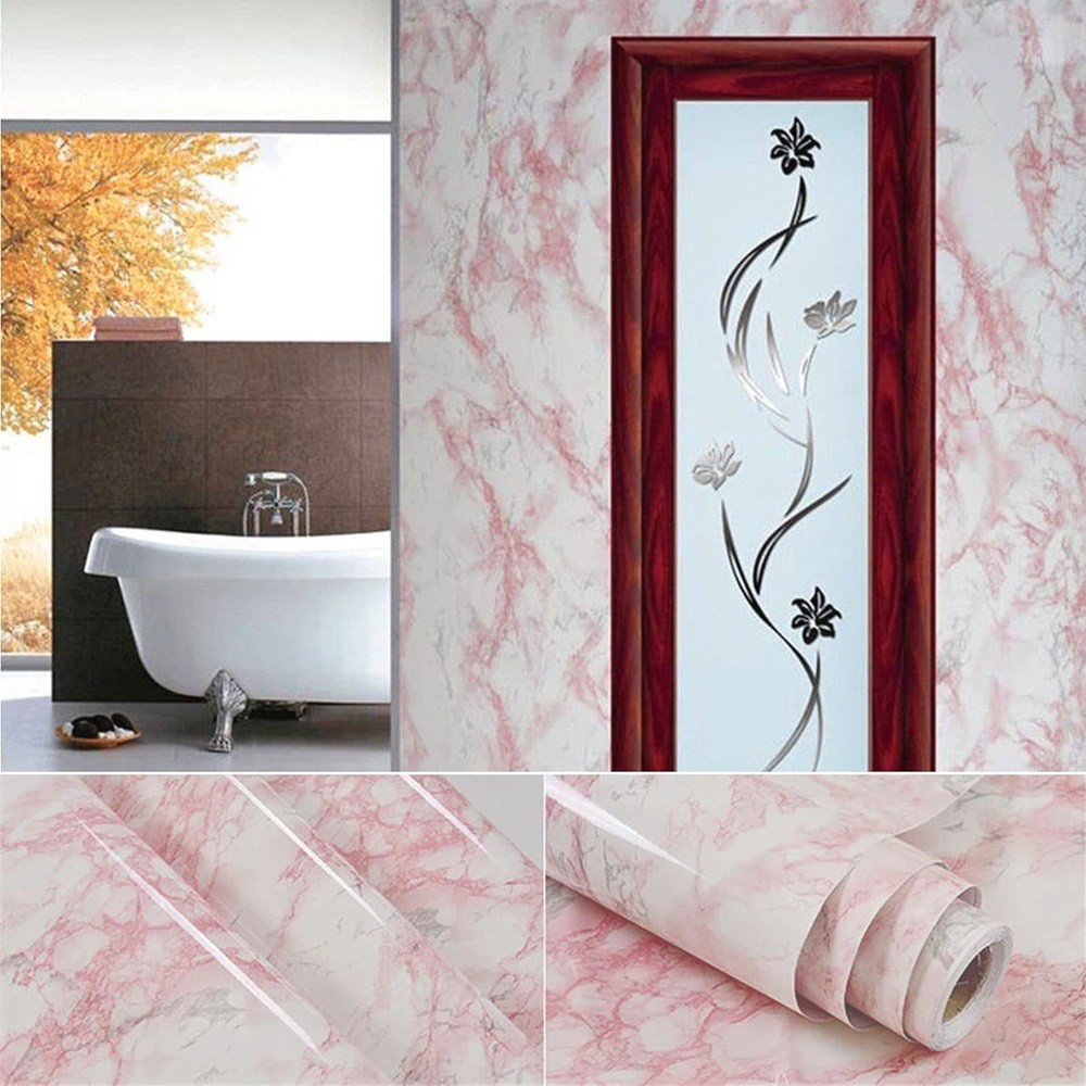 Marble Contact Vinyl Paper Self Adhesive Peel Stick Wallpaper Kitchen Countertop