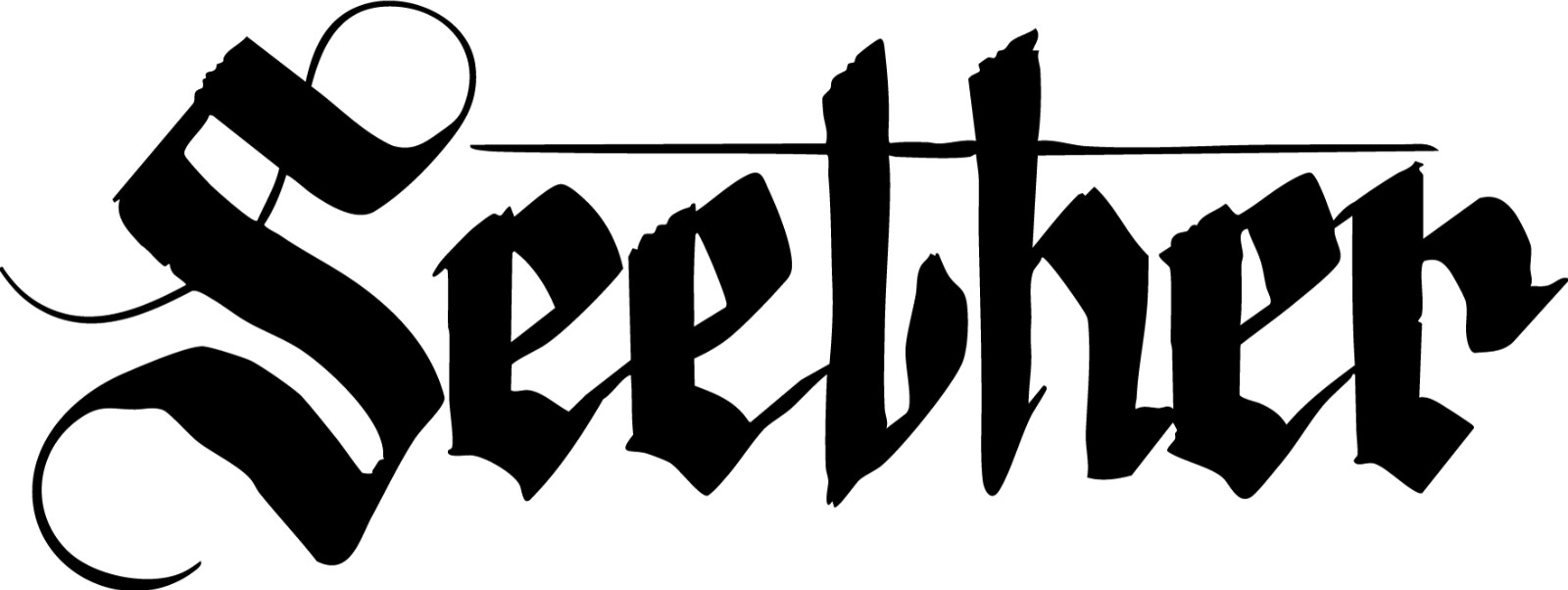 Seether band Logo VINYL DECAL metal rock, power ballads, guitar, car