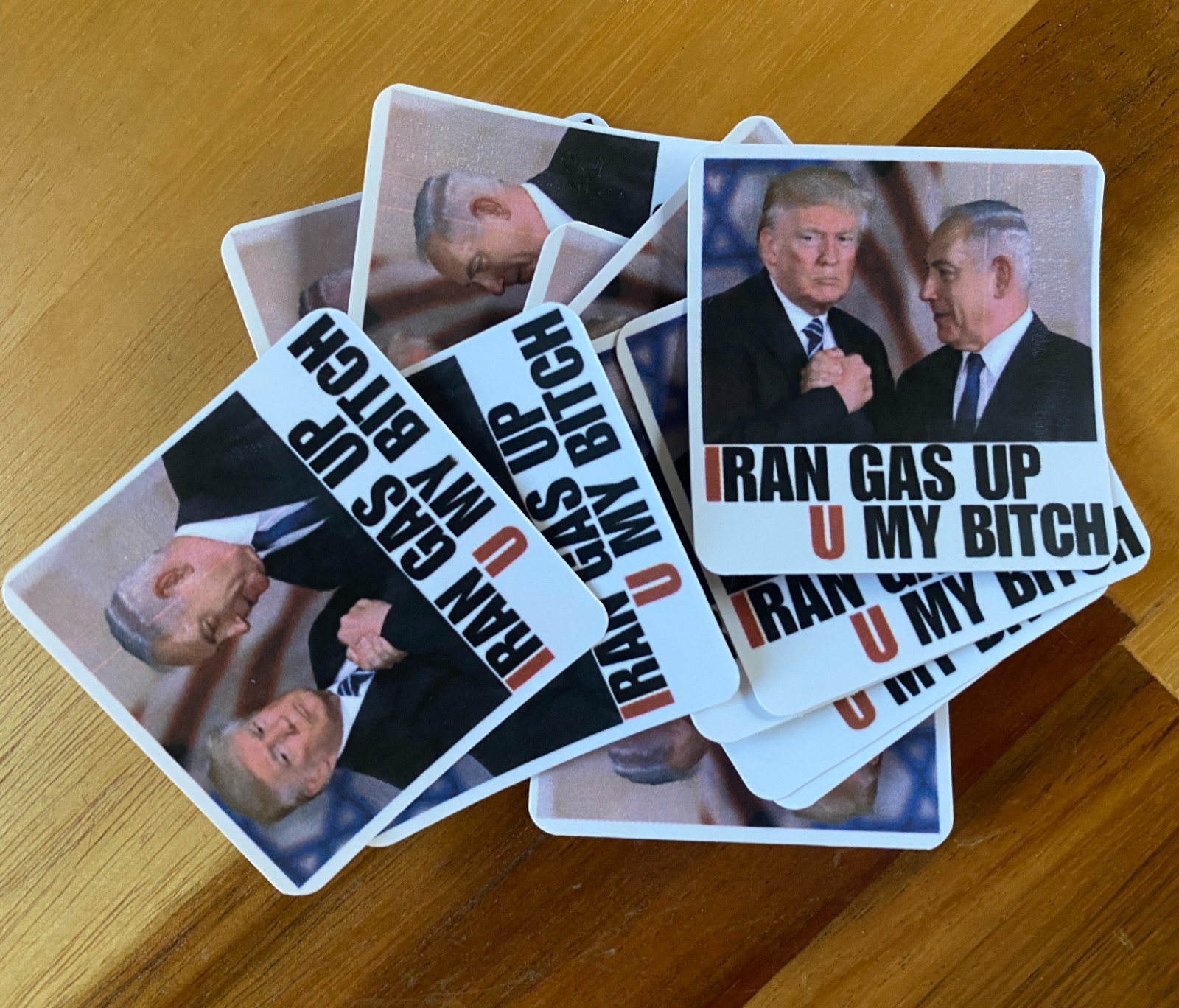 10 Donald Trump I DID THAT Stickers Gas Pump Stickers Station Trump IRAN Gas UP