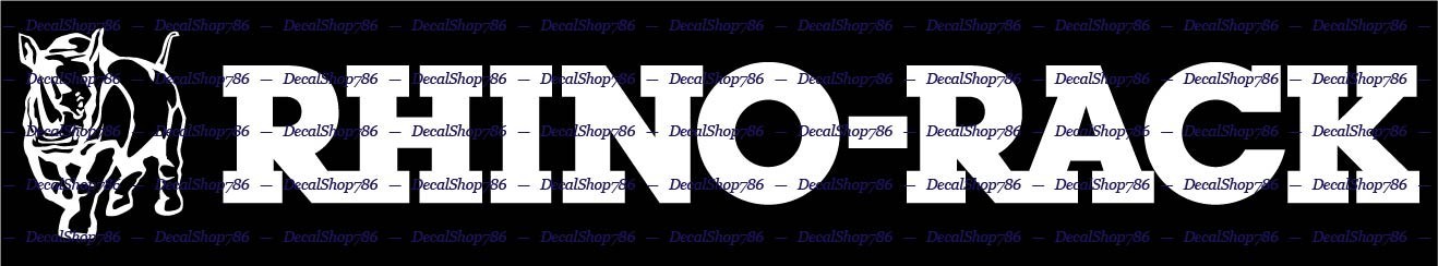 Rhino Rack & Accessory -Motor Sports- Car/SUV Vinyl Die-Cut Peel N' Stick Decals