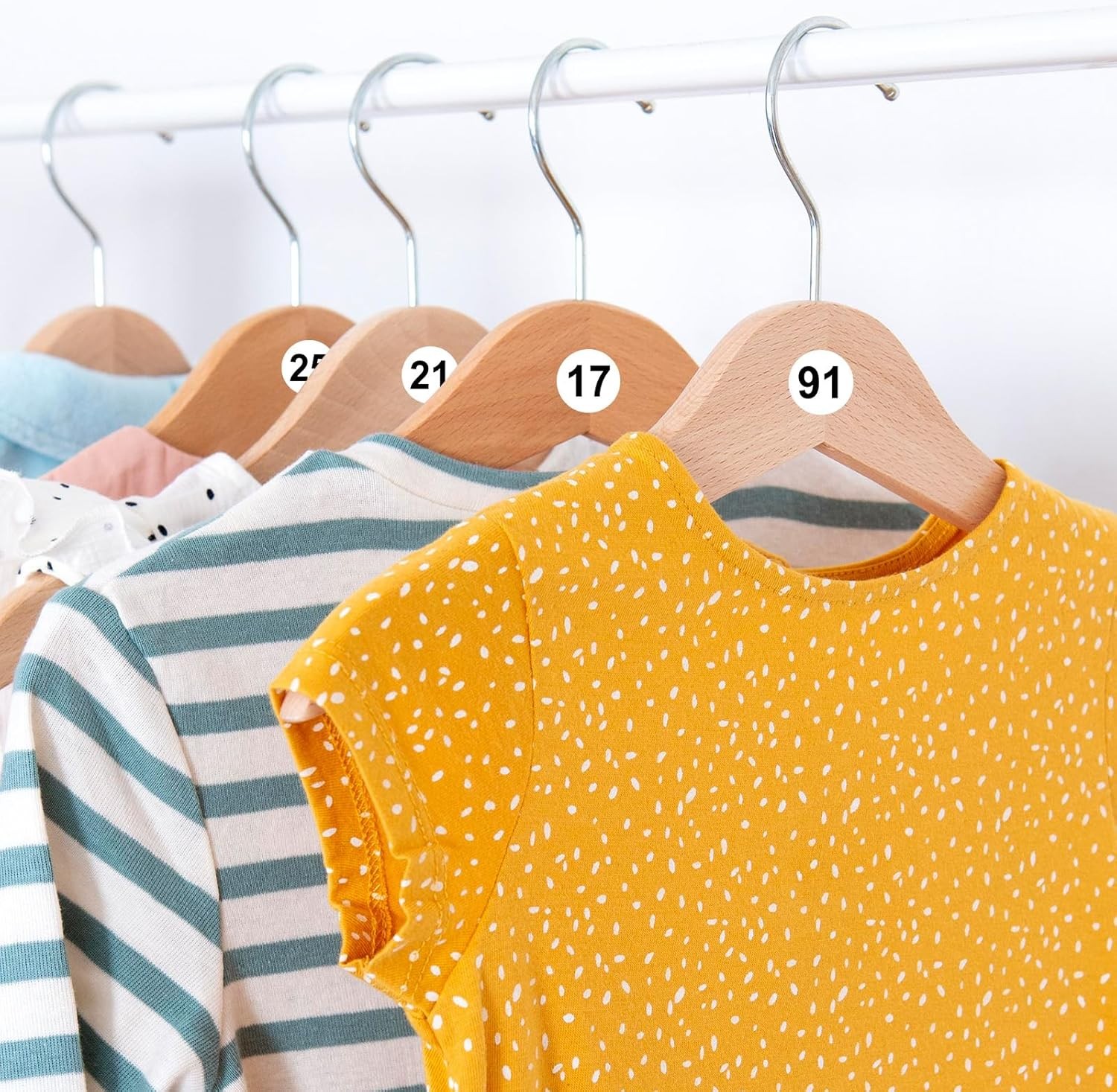 50 Sheets Small Number Stickers 1-100 Vinyl Mini Number Labels, 0.4" Round Self-