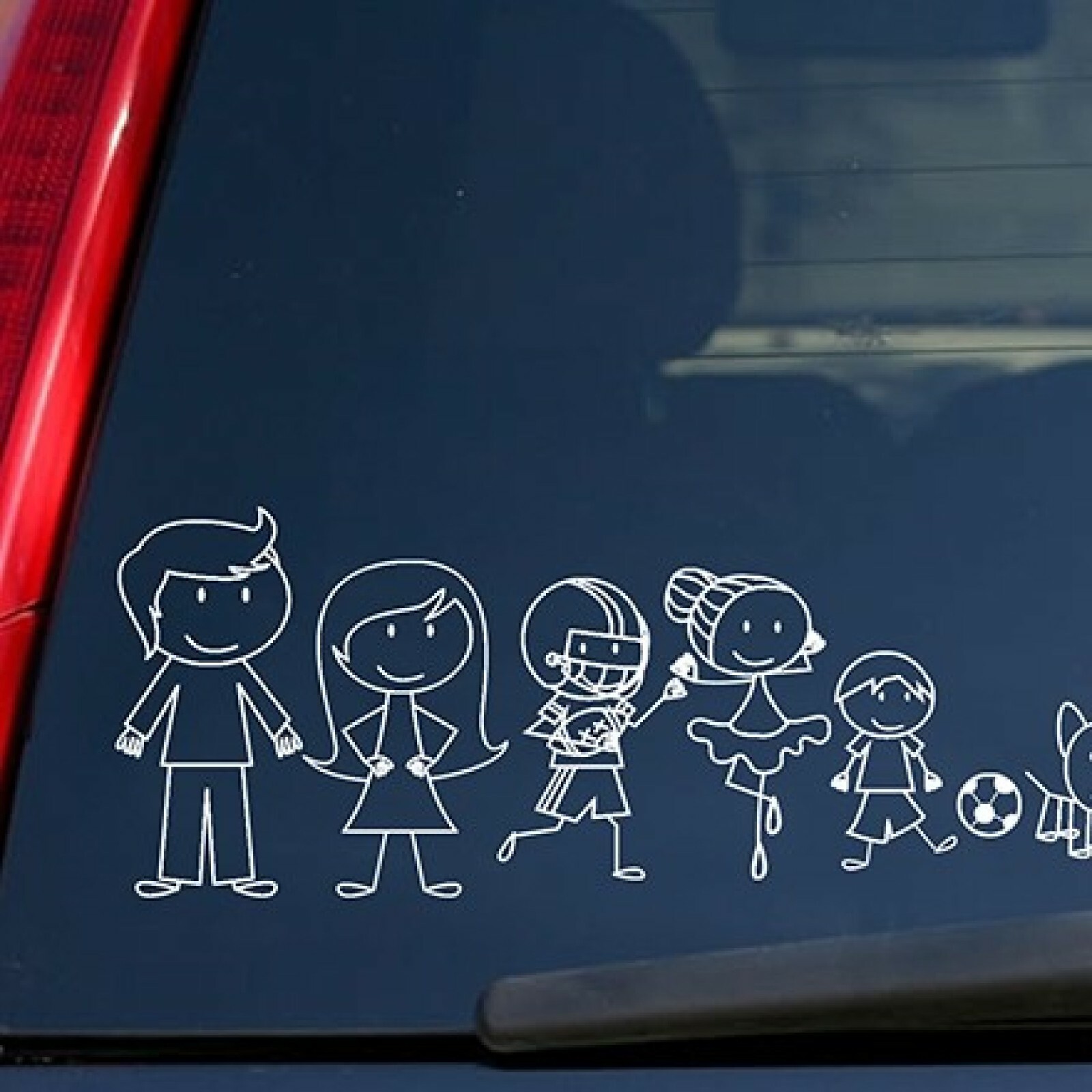 NEW! High Quality! Set of 40 Stick Family Vinyl Decal Sticker Car Window Wall