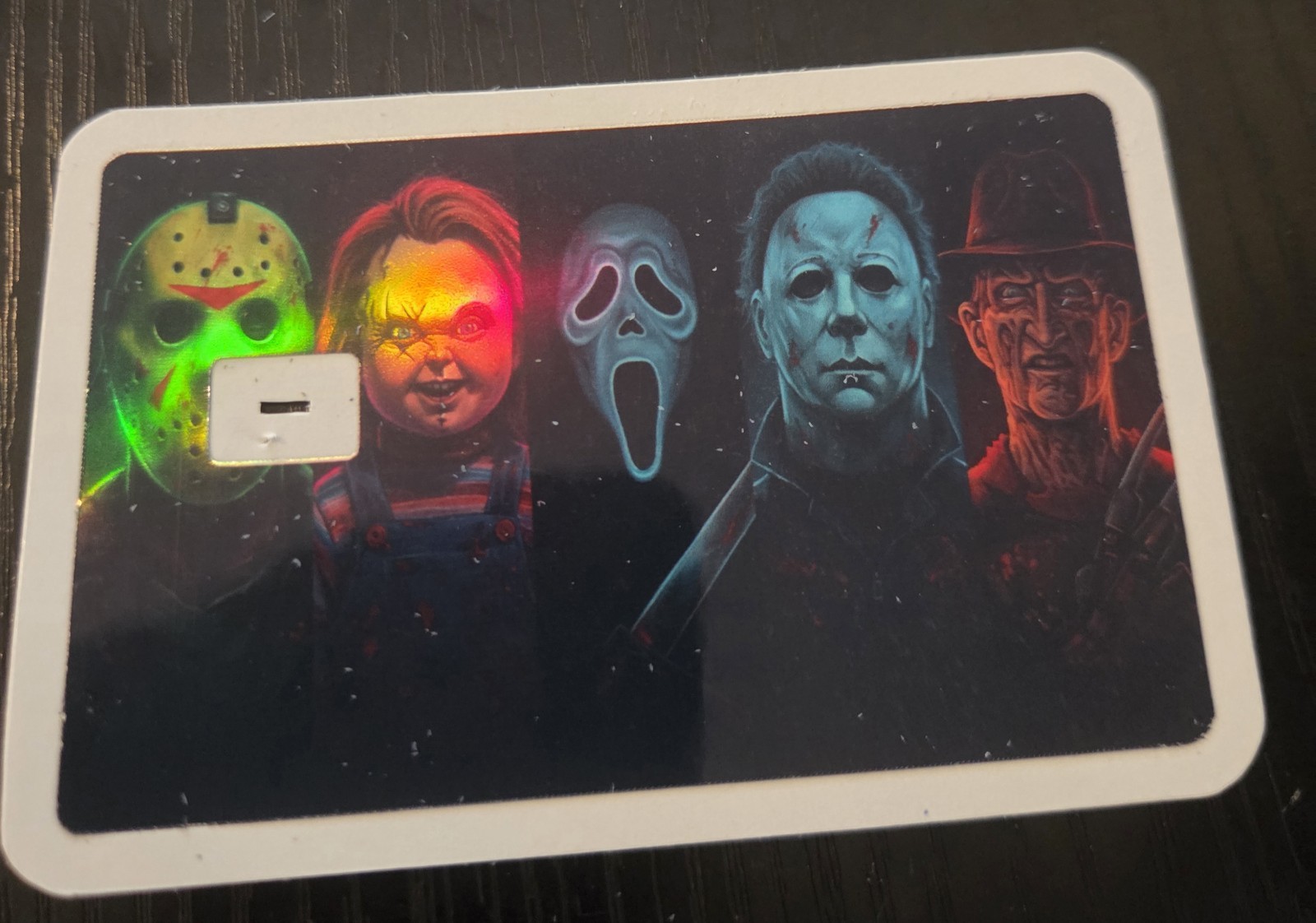 Horror Halloween Credit Debit Card Skins Sticker Jason Myers Chucky Freddy Ghost
