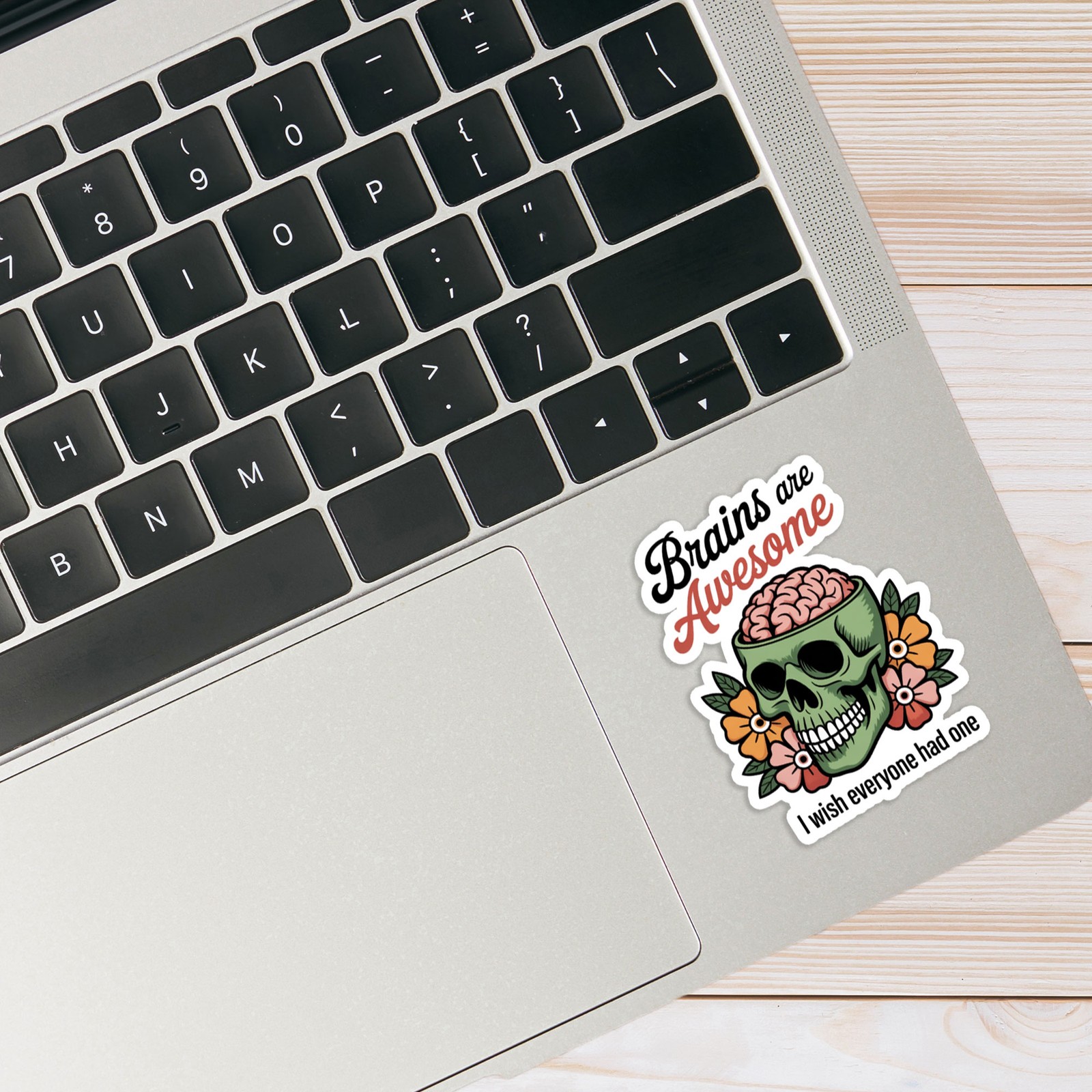 Brains Are Awesome – Vinyl Decal Sticker – Car Window Laptop – #1747