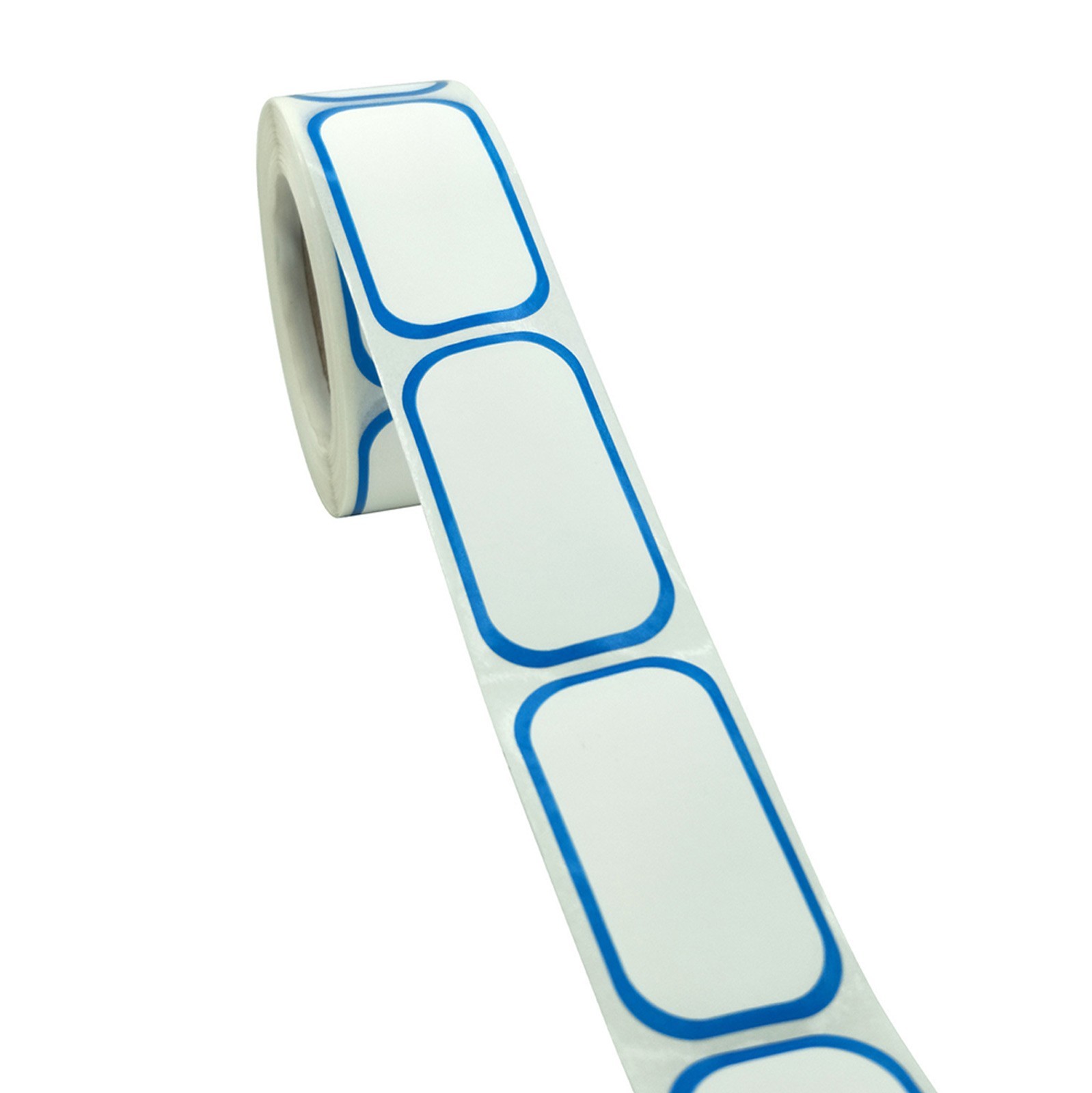 300 Piece Food Storage Labels for Freezer Refrigerator 2 5x5cm Blue and White