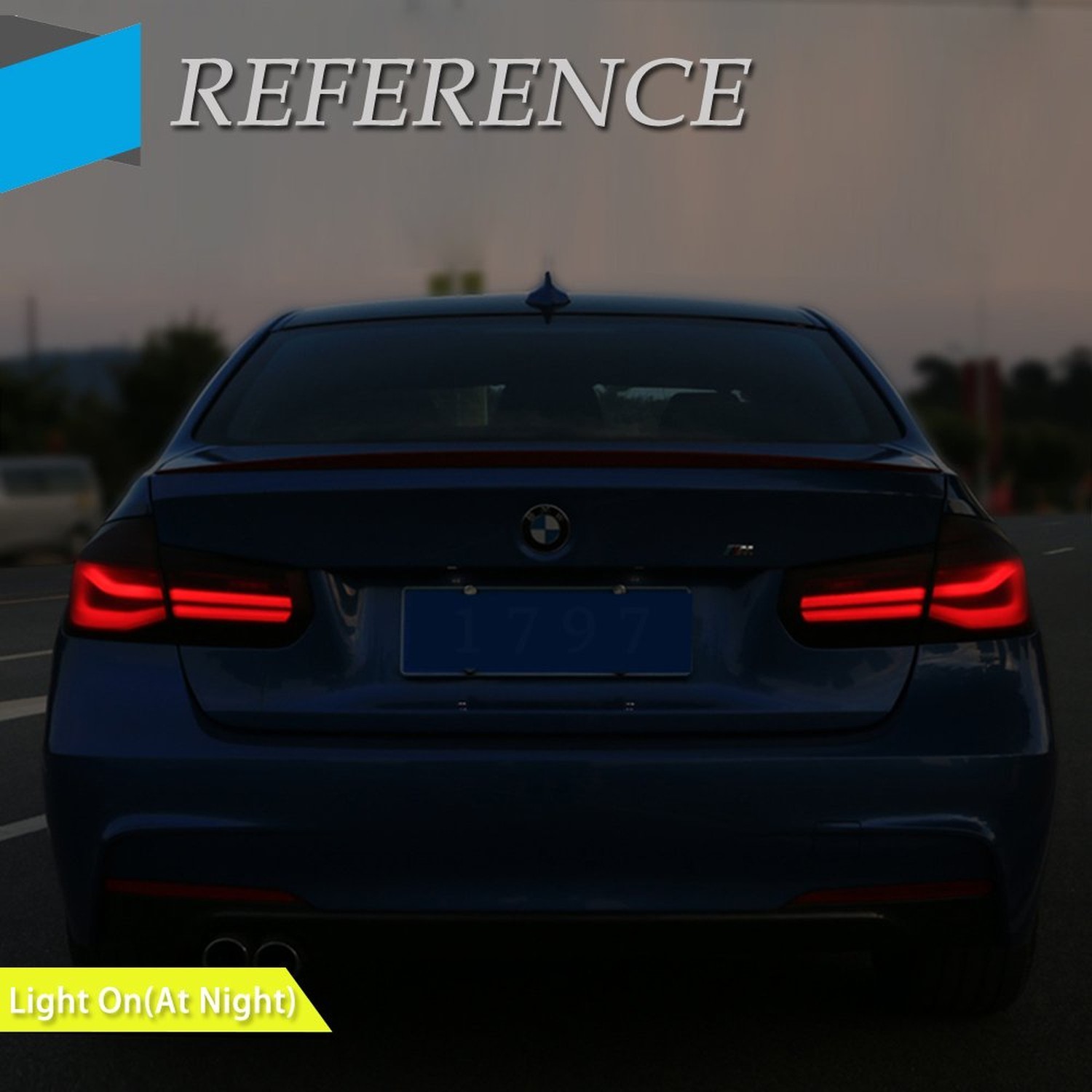 1797 Car Light Tint Film Frosted Taillight Tail Back Turn Signal Black Headli…