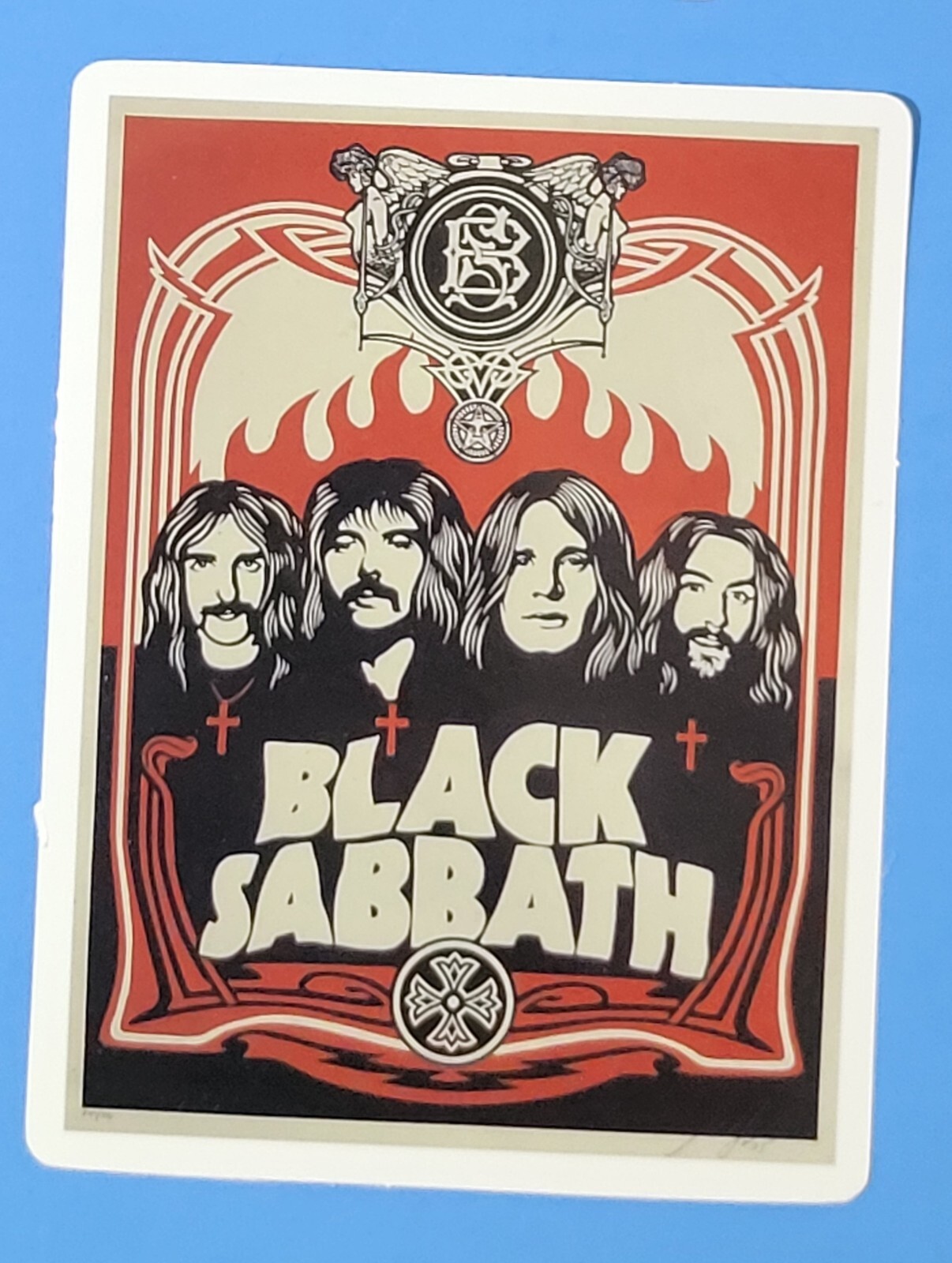 Classic Rock Vinyl Sticker Lot (8 Stickers)