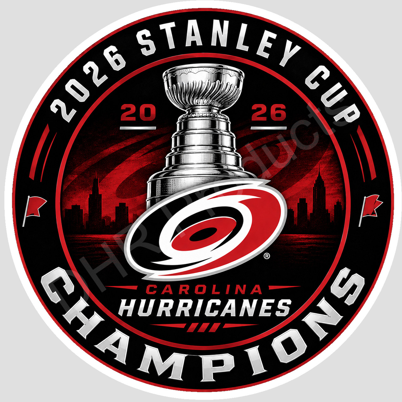 Carolina Hurricanes Stanley Cup Champions Vinyl Sticker Decal 17
