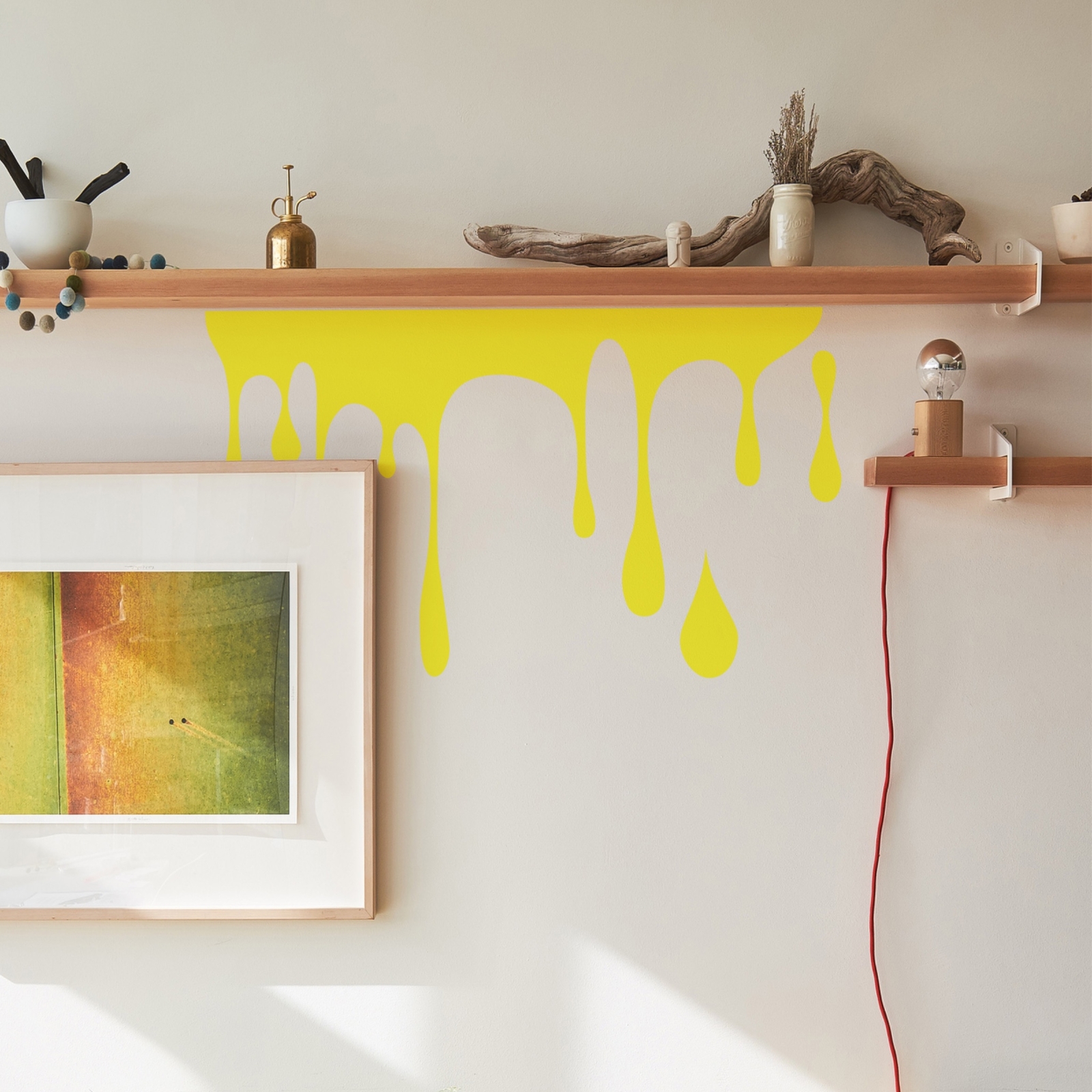 Slime Wall Decal Sticker. Paint Dripping Wall Decal. Kid's Birthday Decor. #695