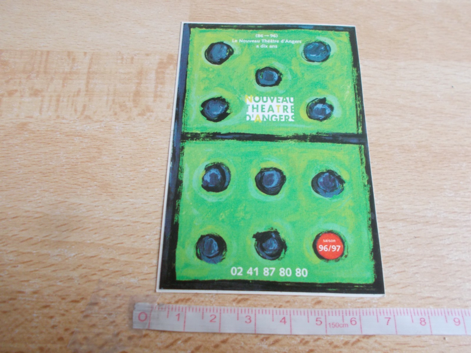Sticker New Theatre D'Angers – 1986-1996