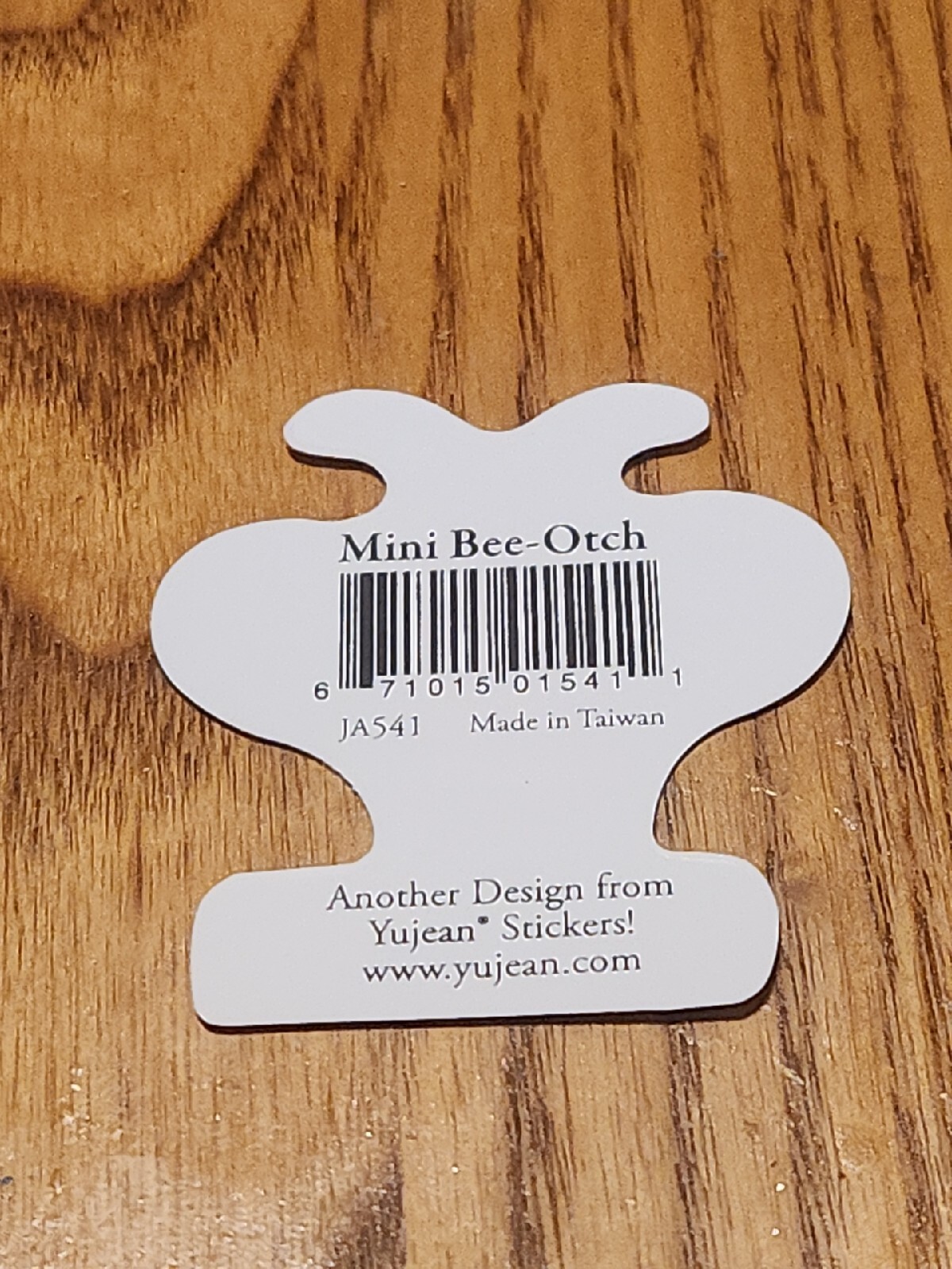 Evilkid Famous Bee-Otch Mini 2.25"x2.25" Vinyl Die-Cut Window Sticker Decal