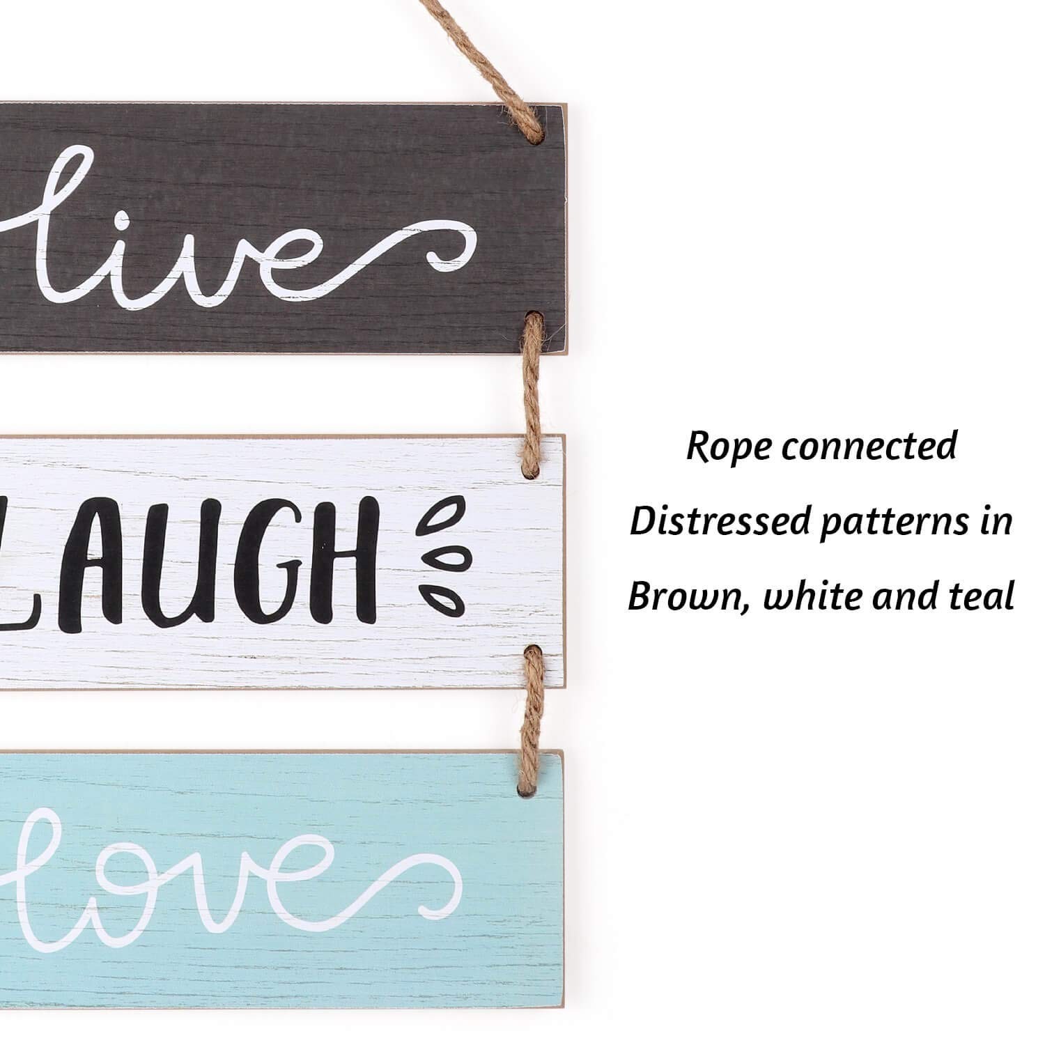 Rustic Home Wall Decor Sign for Living Room Bedroom Bathroom Kitchen Office o…