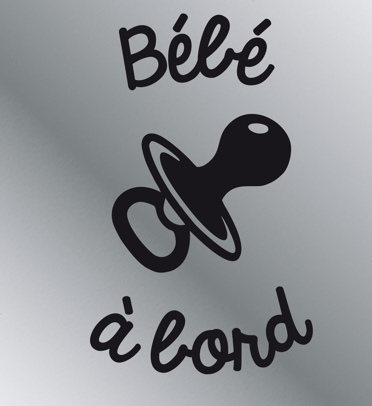 Vinyl sticker baby on board sticker car home