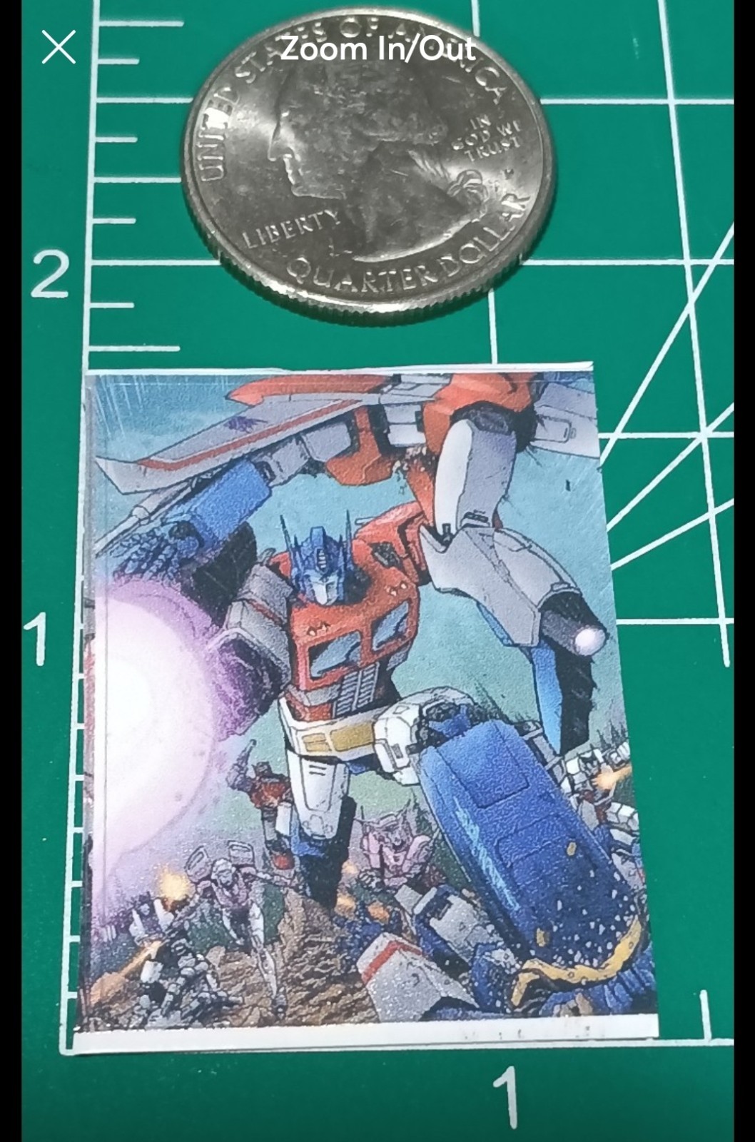 TRANSFORMERS X MENASOR 1X1 INCH STICKER X CELL PHONE COVER STICKER X HIGH-GLOSS
