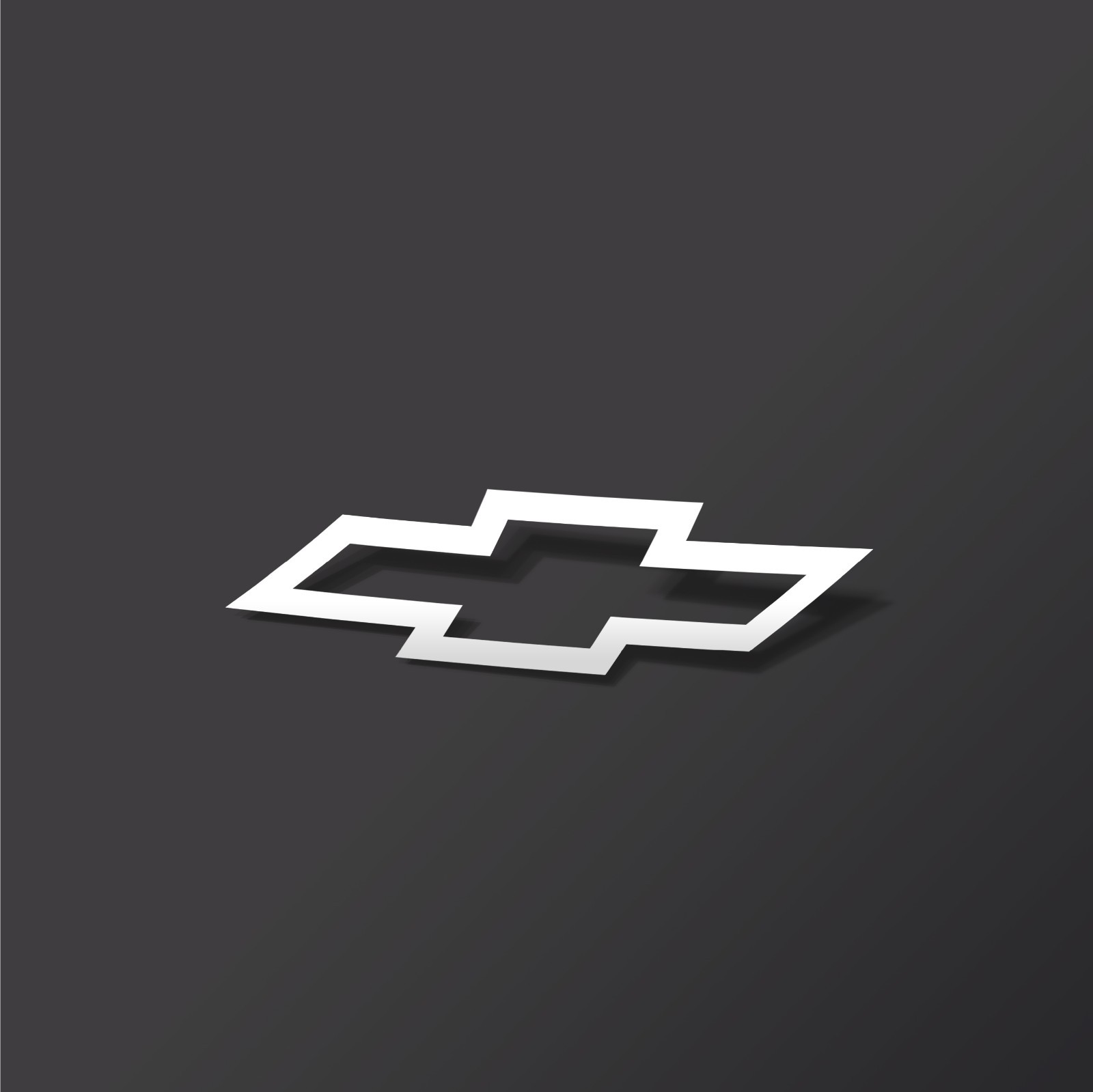 Chevy Bowtie Logo Vinyl Decal Sticker | Chevrolet Truck Car Window Graphic