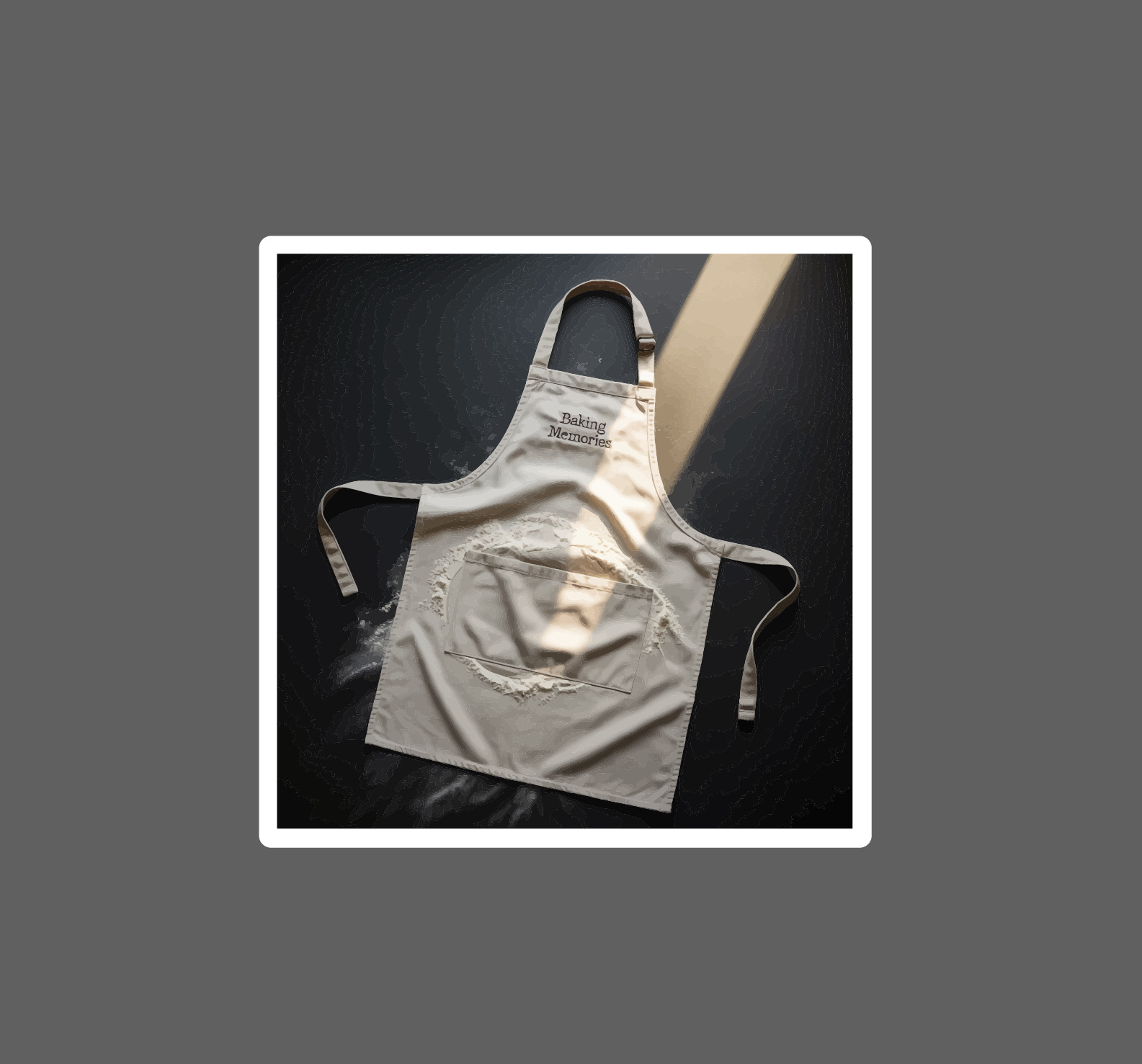 Baking Memories Sticker Baker Apron Cooking Kitchen Love Gift Waterproof NEW