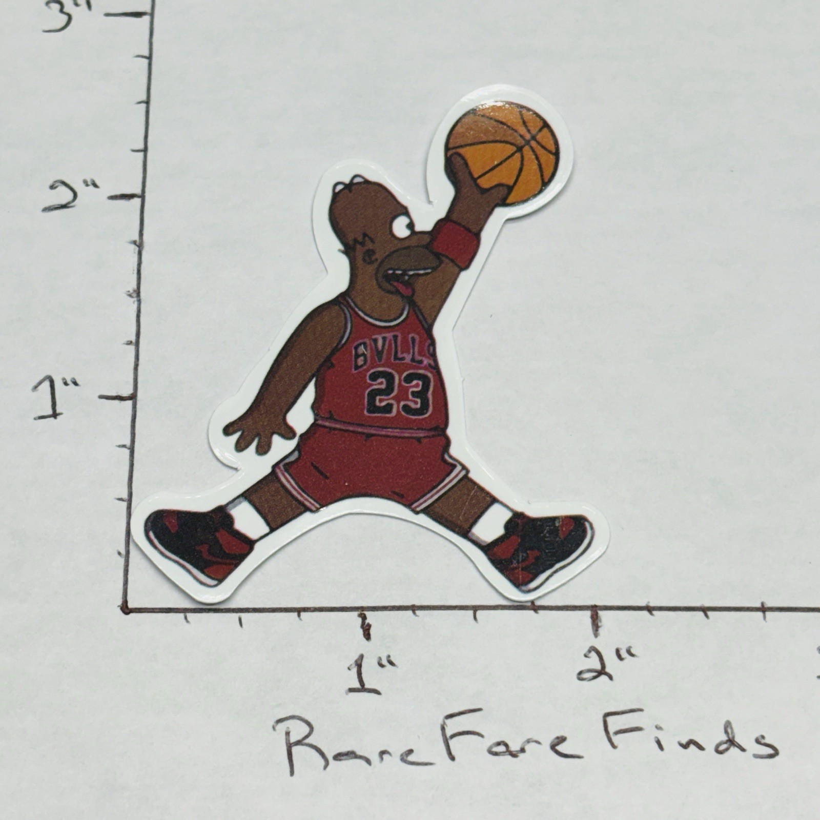 NEW‼ Homer Simpson Chicago Bulls Michael Jordan Vinyl Decal Sticker •w/Tracking‼
