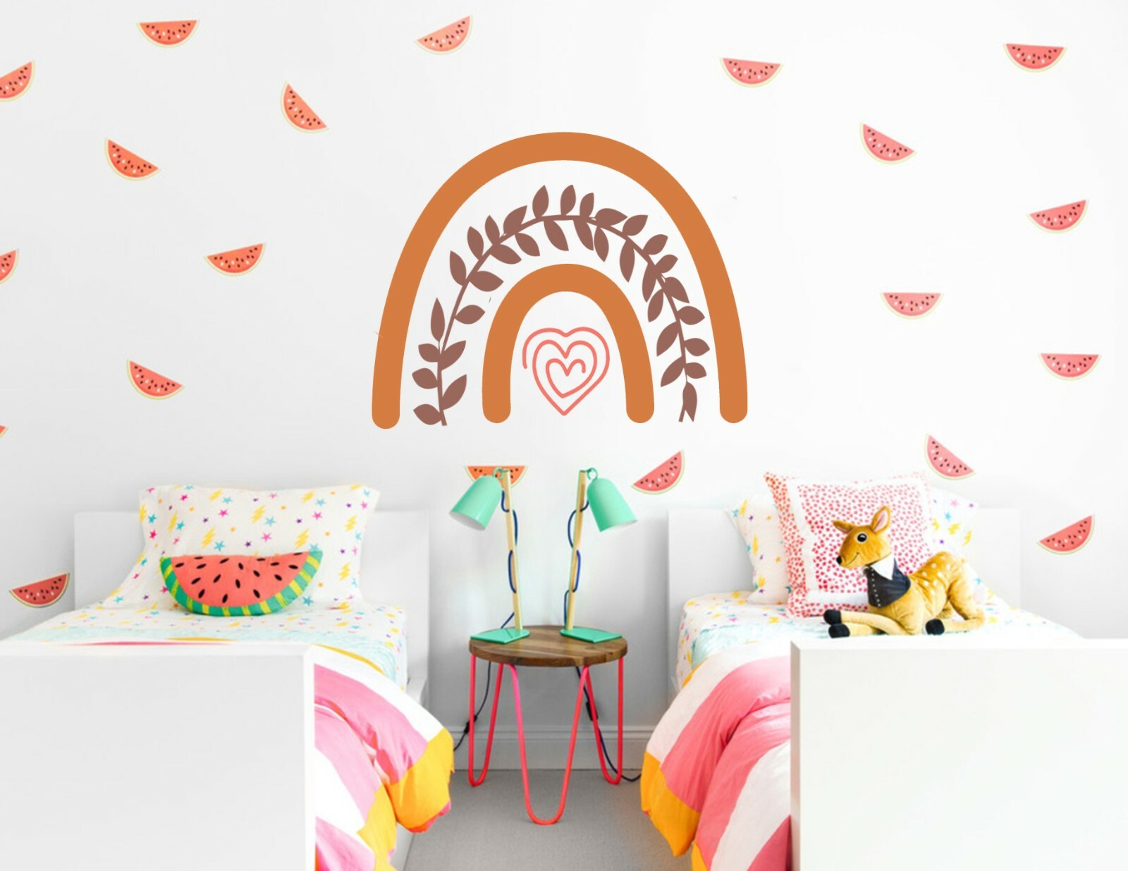 Boho rainbow classroom decor decal Arch wall decal rainbow Arch wall decal