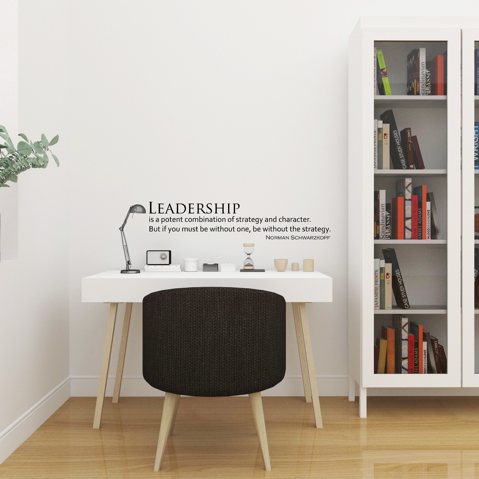 Norman Schwarzkopf Inspirational Wall Decal Motivational Wall Art Quote Decor