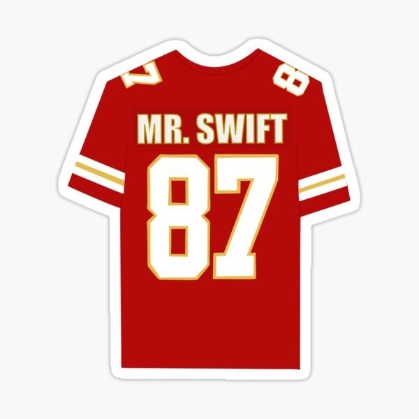 Taylor Swift Travis Kelce, Vinyl Die Cut Sticker