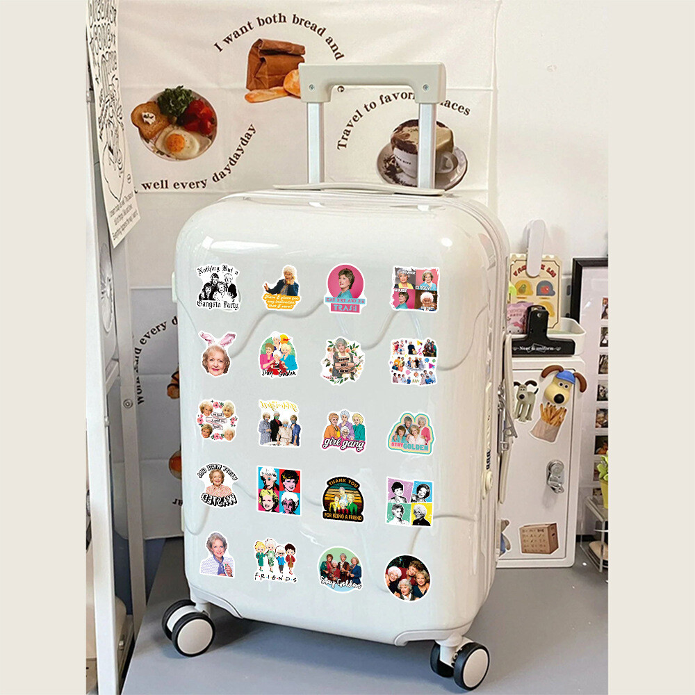 100Pcs Golden Girls Sticker for Adults Teens Girls Scrapbooking Water Bottles