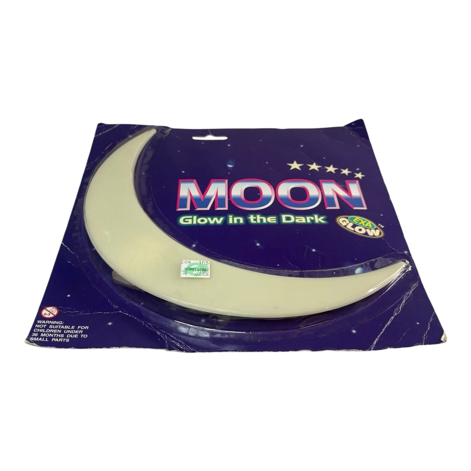 SEALED Vintage "Moon Glow in the Dark" Space Star Bedroom Large Size Y2K 90s NOS