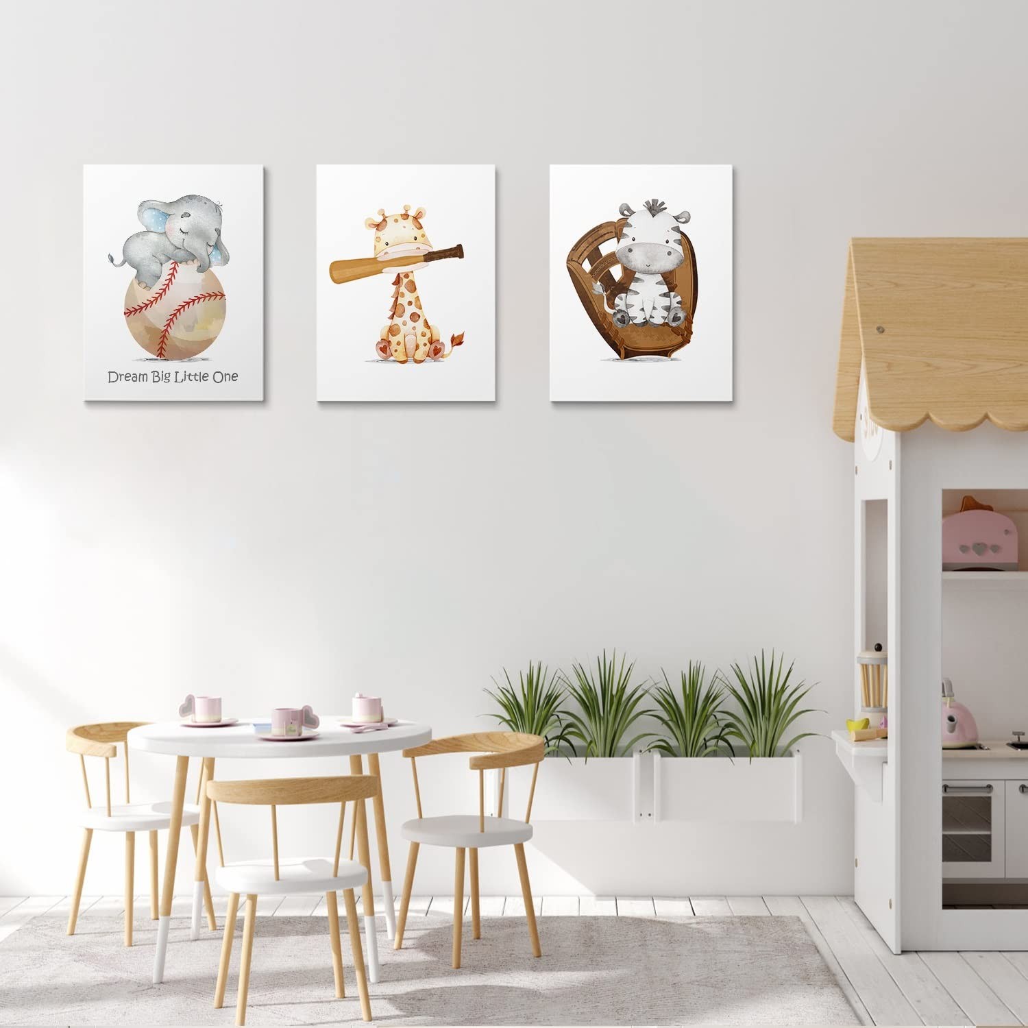 Baseball Sports Nursery Decor Boy Nursery Wall Decoration Baby Boy Sport Canv…