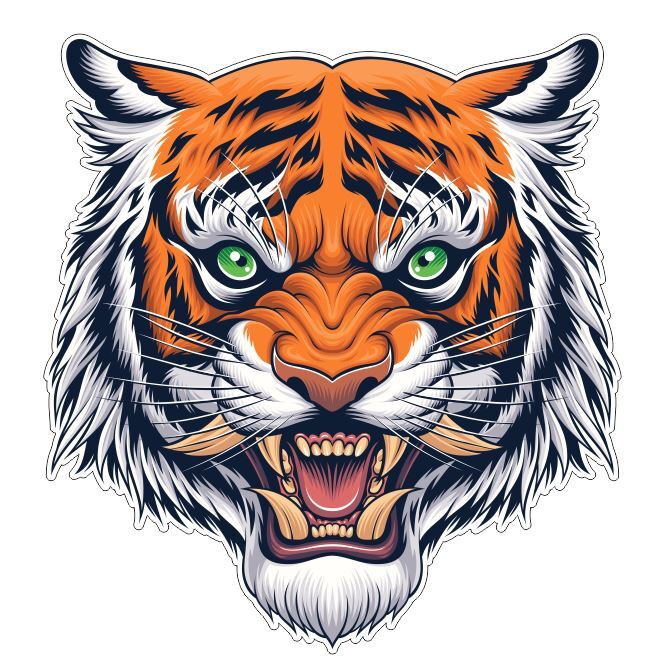 Tiger Sticker A11