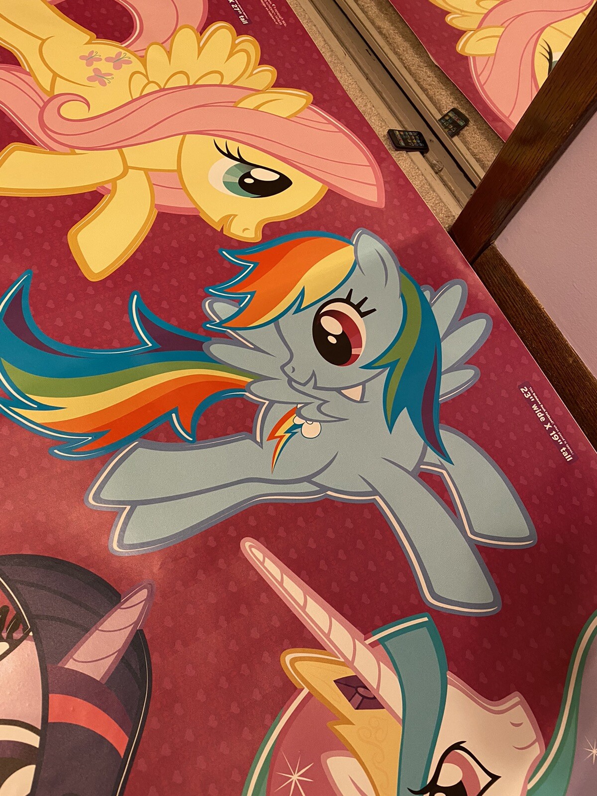My Litte Pony Images Fathead! – Full Sheet of 10 Large Reuseable Stickers!