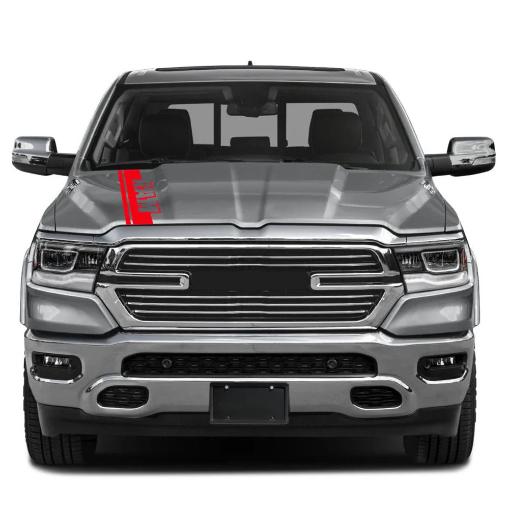 Hood Stripe Kit Decal for Dodge RAM 1500 / 2500 / 3500 Rebel / TRX | Vinyl Truck