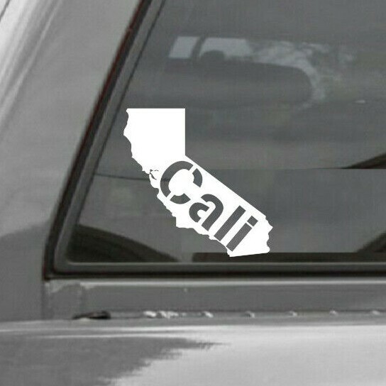 California Solid State Vinyl Decal Window Sticker